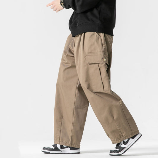 Japanese Multi-pocket Workwear Casual Pants