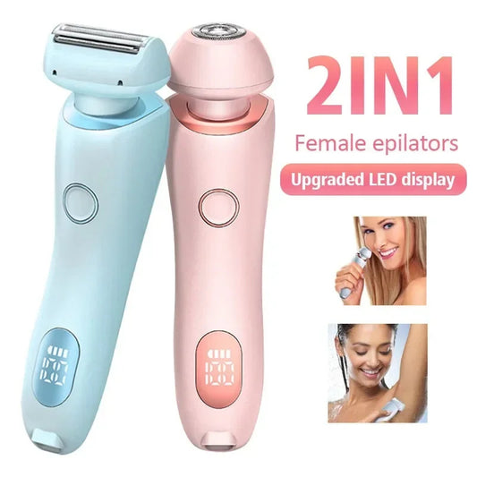 2-in-1 Rechargeable Hair Removal Trimmer